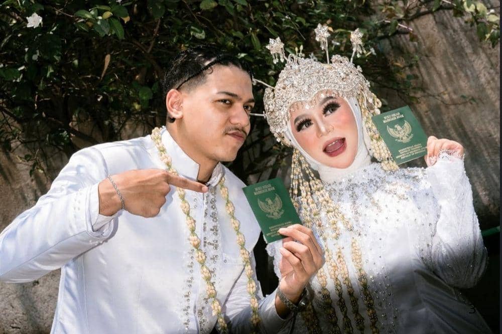 7 Fakta Pernikahan Cimoy Nuraini dan Zidan Rap, Berawal dari Konten 