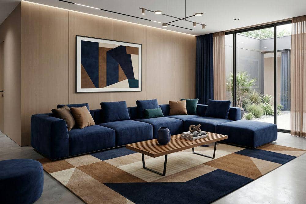 10 Ide Cat Tembok Warna Cokelat Muda untuk Ruang Tamu 10