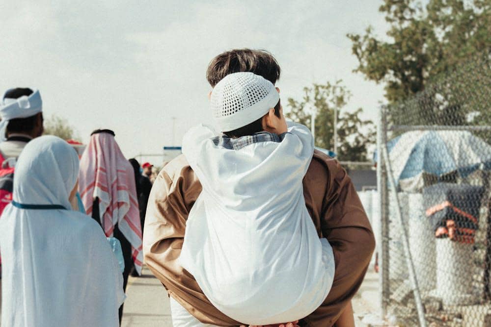 ilustrasi anak berhaji