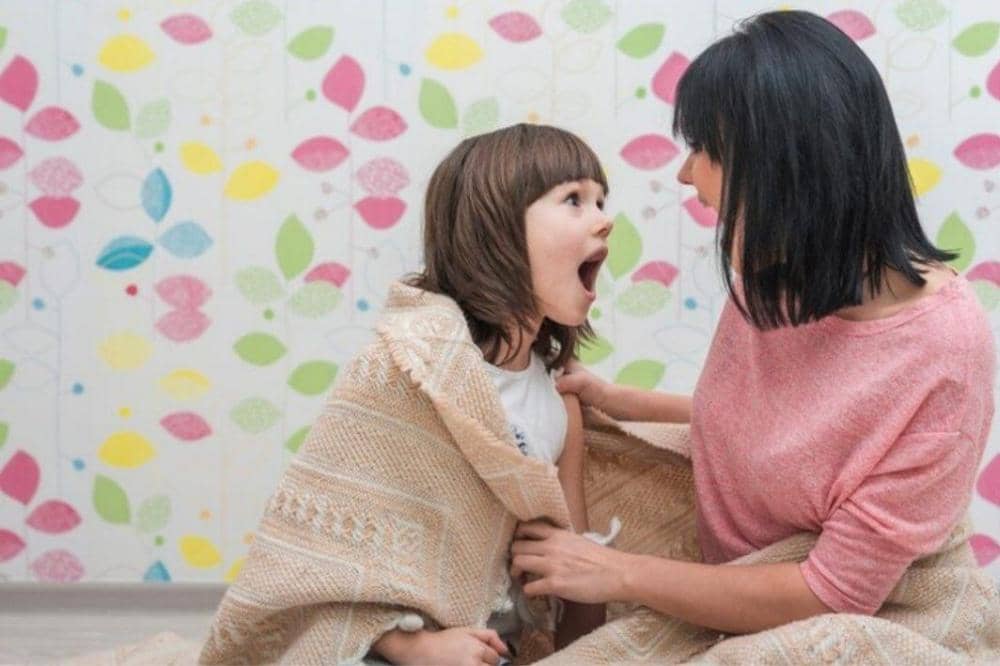 Anak berdebat dengan Mama