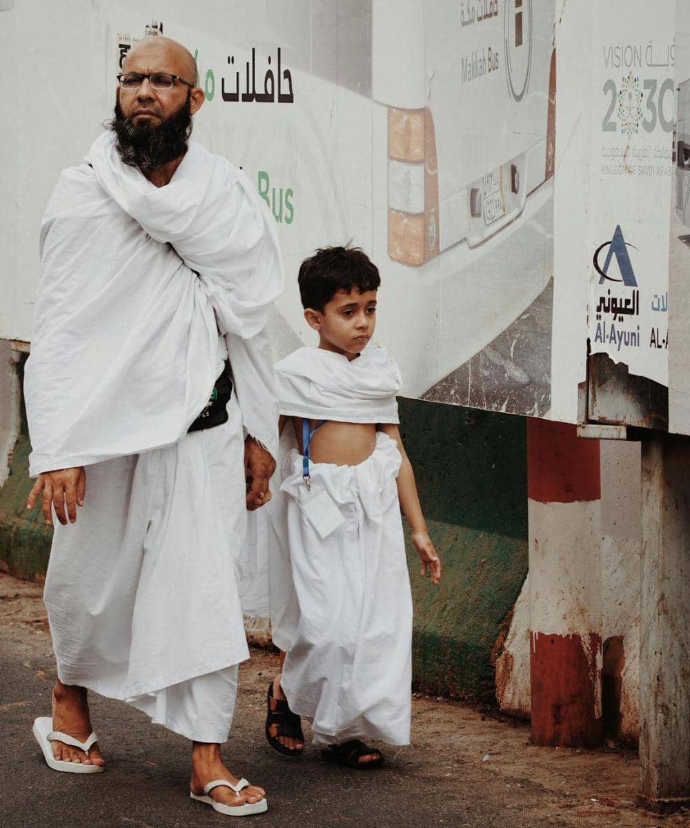 ilustrasi anak berhaji