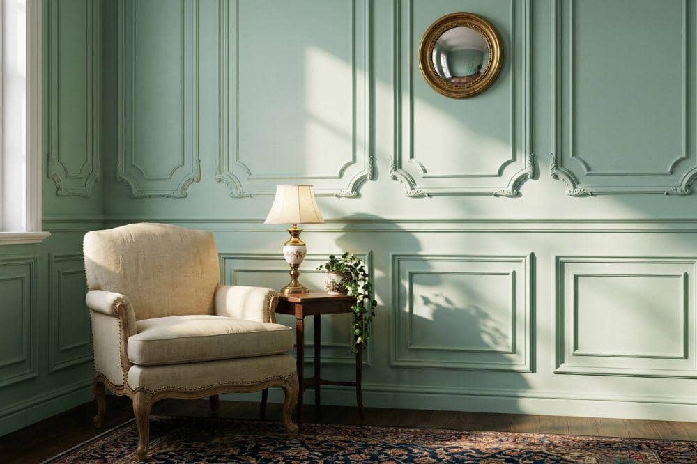 10 Ide Cat Tembok Warna Hijau Mint untuk Ruang Tamu 10