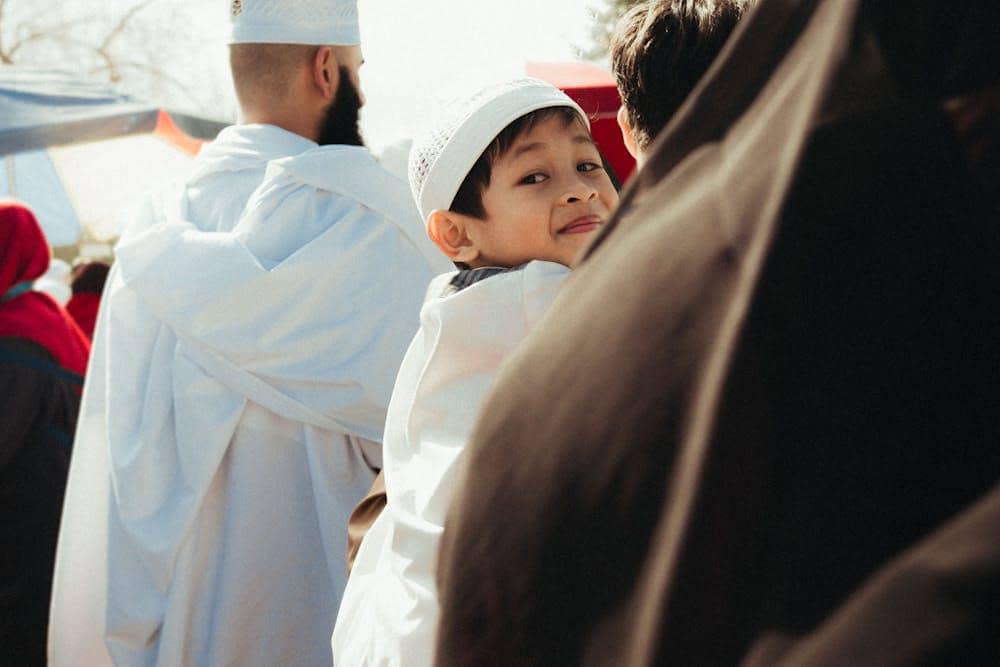 ilustrasi anak berhaji