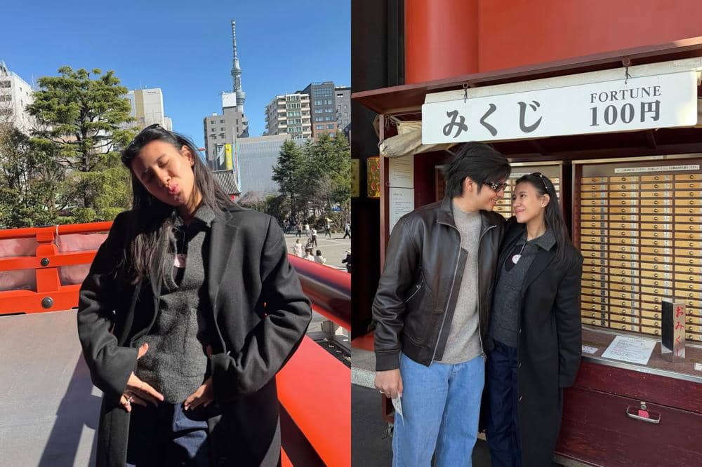 7 Foto Shenina Cinnamon dan Angga Yunanda Babymoon di Jepang
