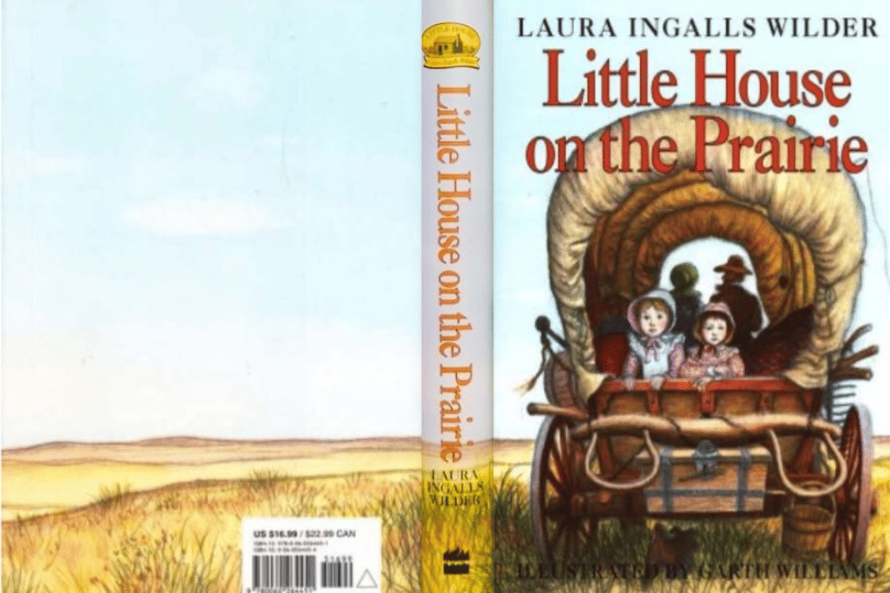 Sampul buku cerita anak yang berjudul little house on the praire