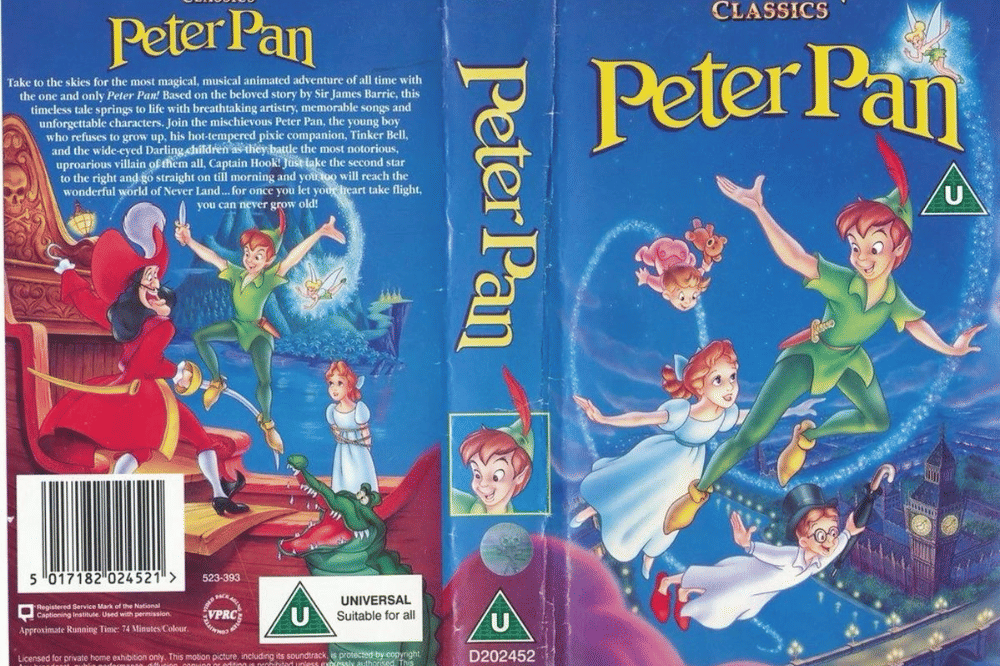 Sampul buku cerita anak berjudul Peter pan