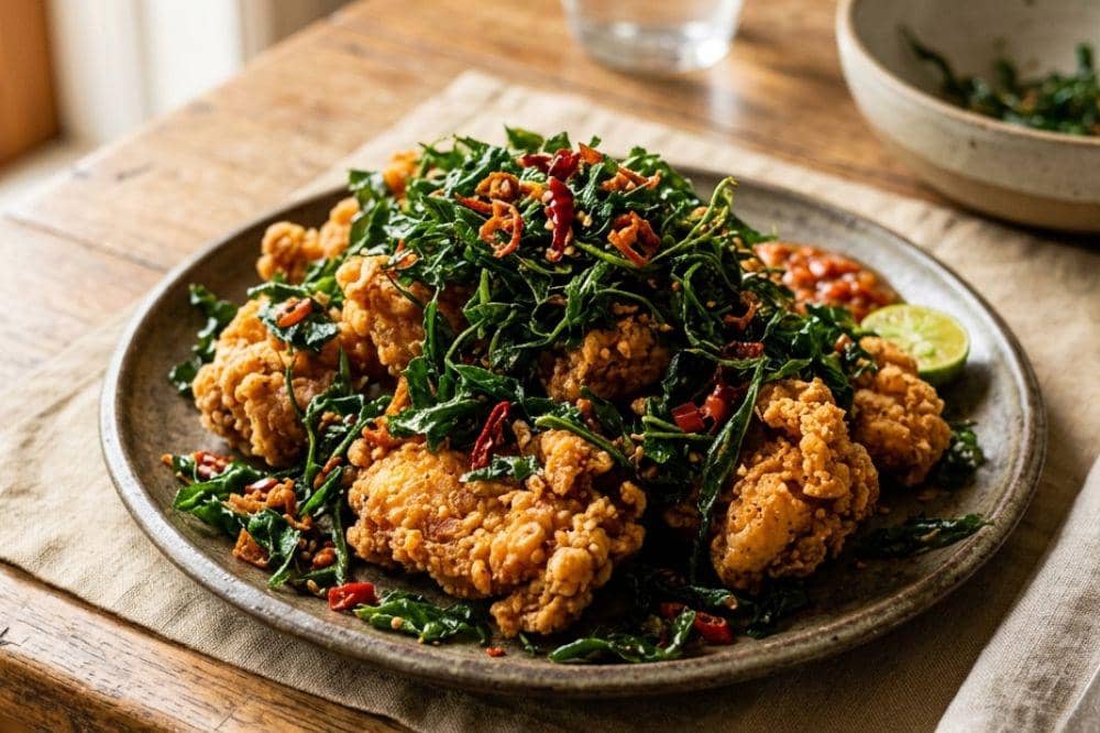 Resep Ayam Goreng Kailan untuk Ibu Hamil, Gurih dan Menggugah Selera