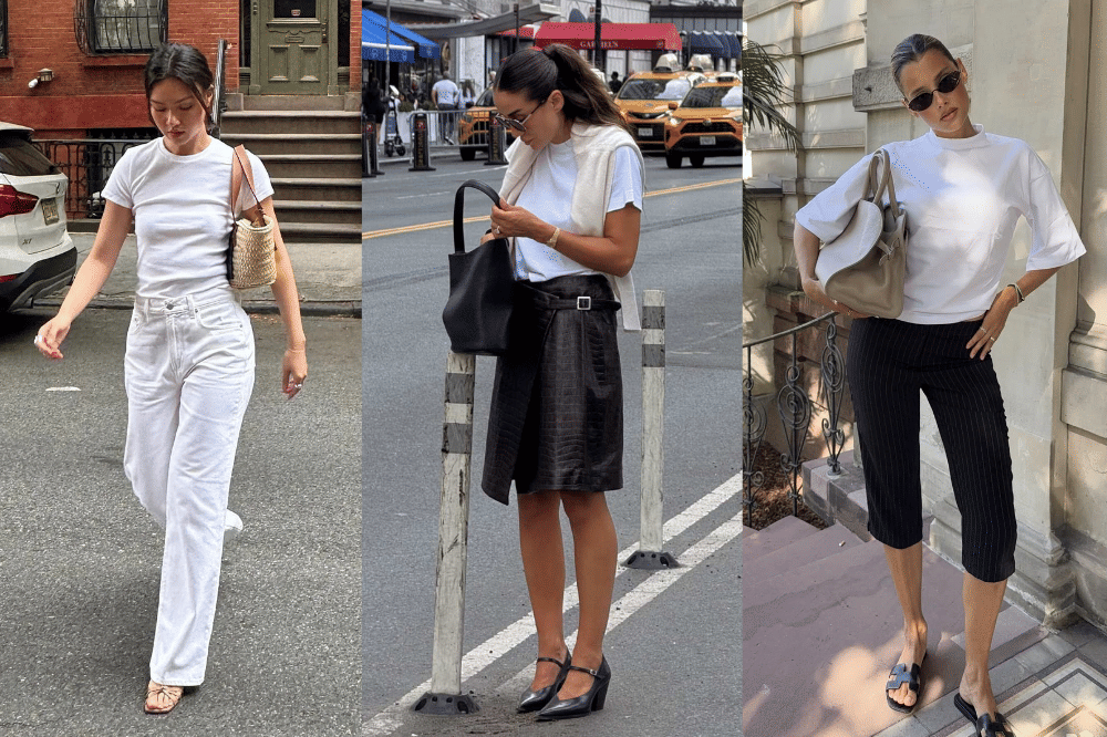 8 Outfit Kaus Putih Bergaya yang Nggak Biasa-Biasa Aja