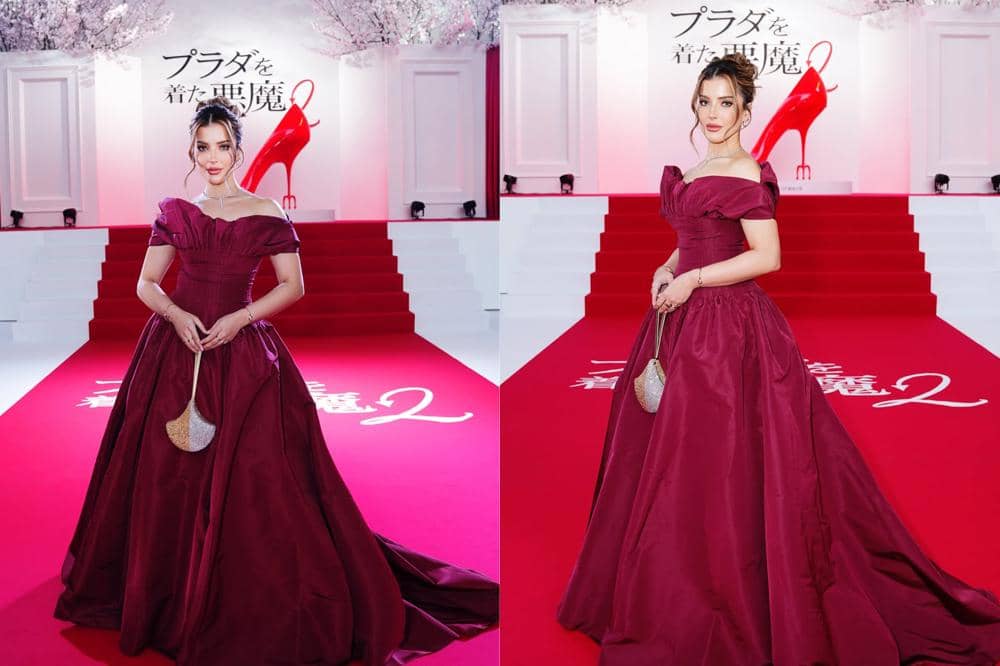 7 Potret Tasya Farasya di Press Tour The Devil Wears Prada 2