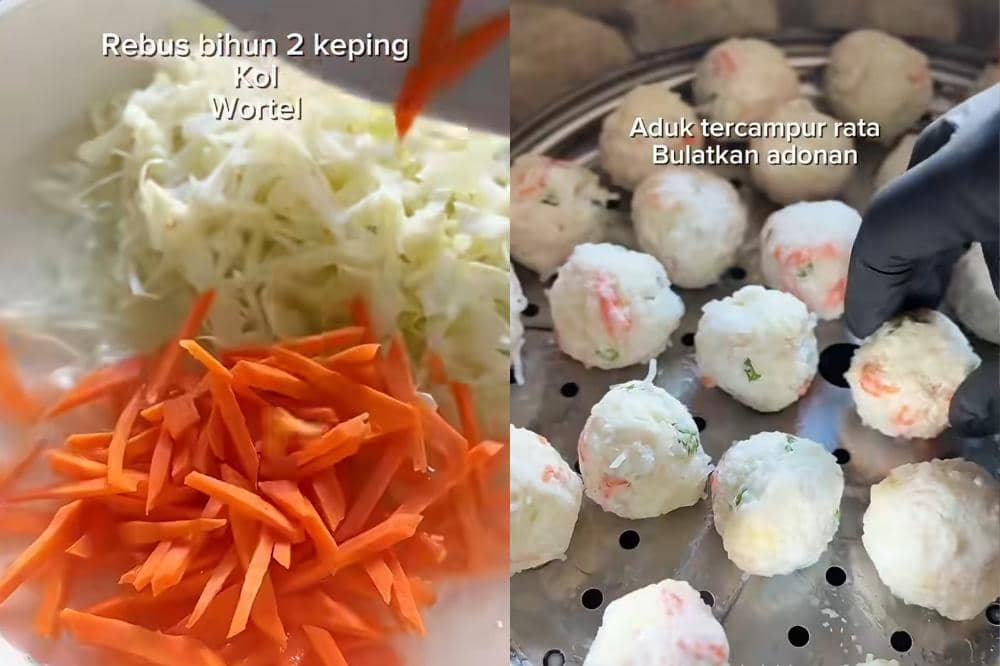 Resep cilok sehat pakai kol dan wortel