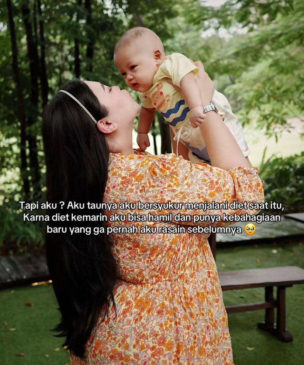 Kerap Dicibir Gendut, Clarissa Putri Curhat Perjuangan Menyusui Lino (2).jpg