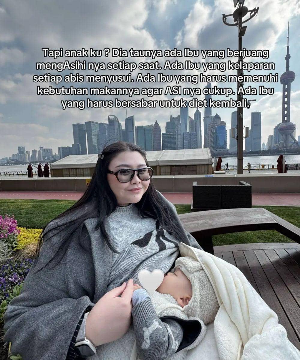 Kerap Dicibir Gendut, Clarissa Putri Curhat Perjuangan Menyusui Lino (3).jpg