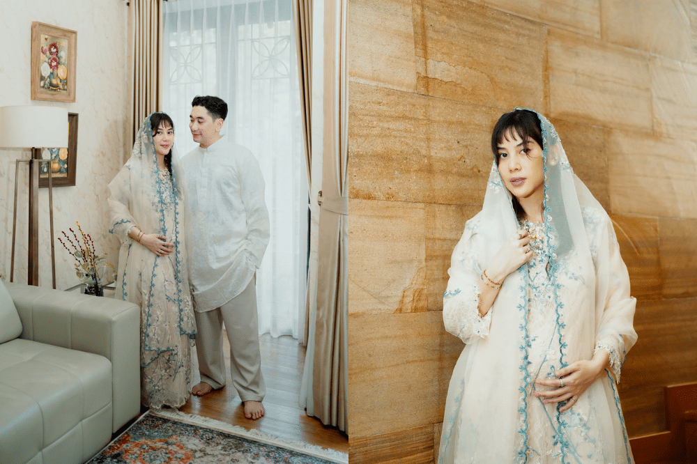 7 Foto Tasyakuran 4 Bulanan Kehamilan Adinda Thomas