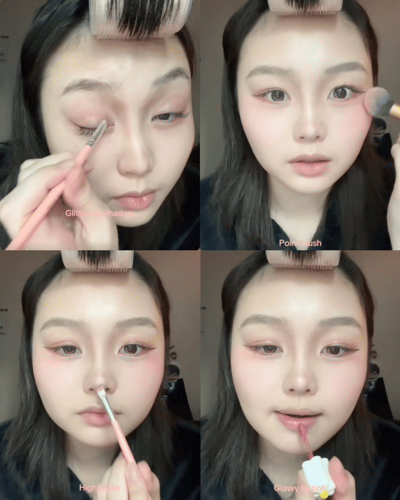 cherry blossom makeup