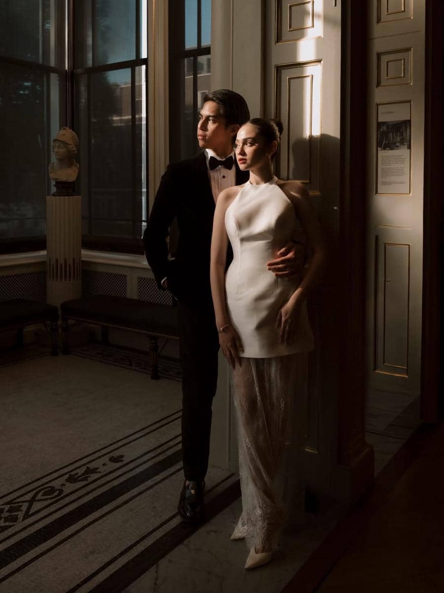 Foto prewedding El Rumi-Syifa Hadju di Wallace Collection
