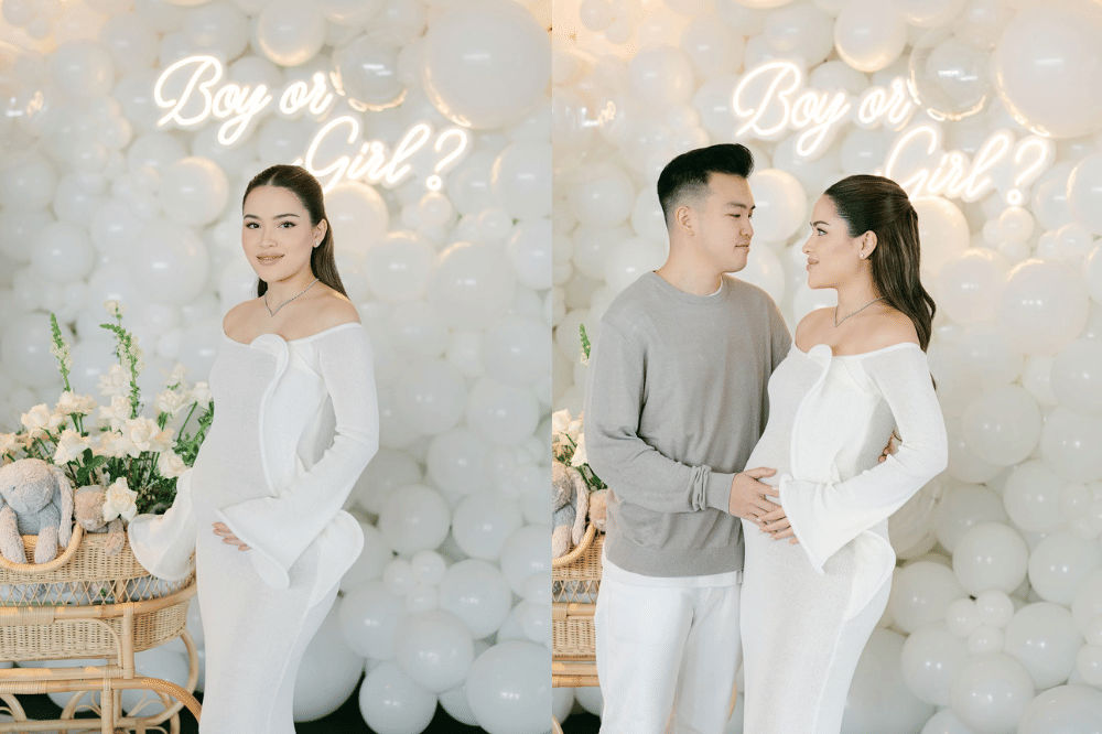 Momen Gender Reveal Kehamilan Nicole Parham, Siap Sambut Bayi Laki-Laki