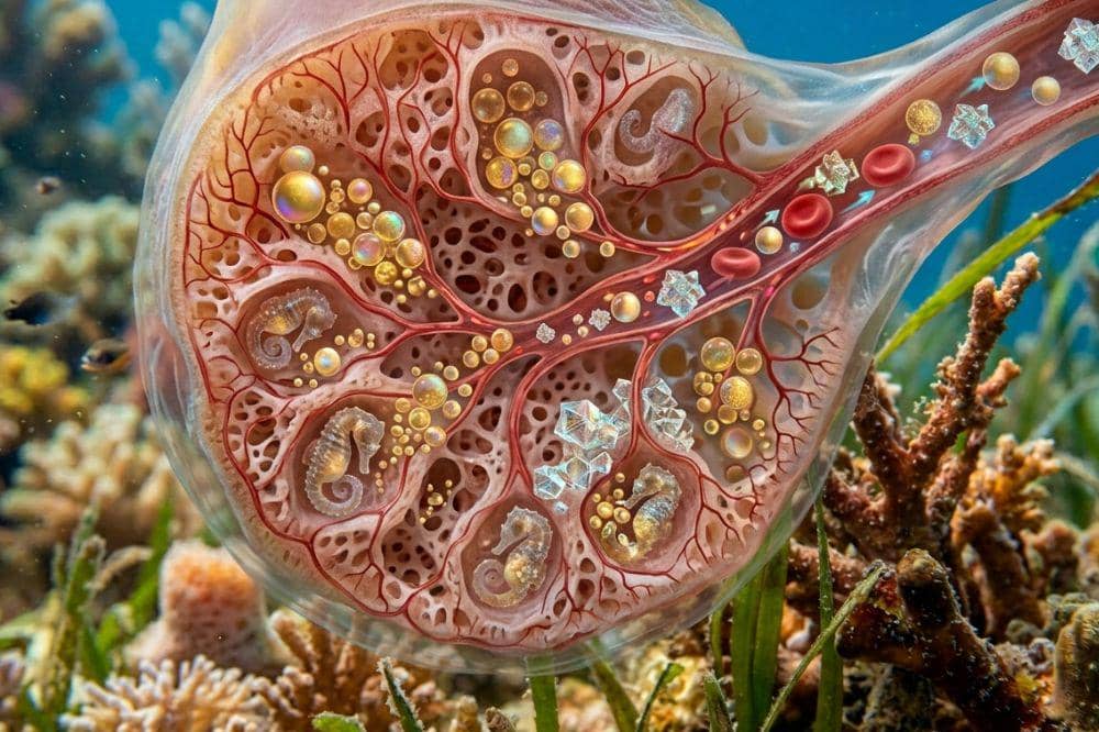 Penyerapan lipid dan kalsium pada kuda laut jantan