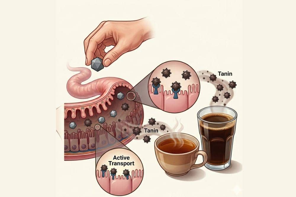 Tanin pada Lucky Fish Iron