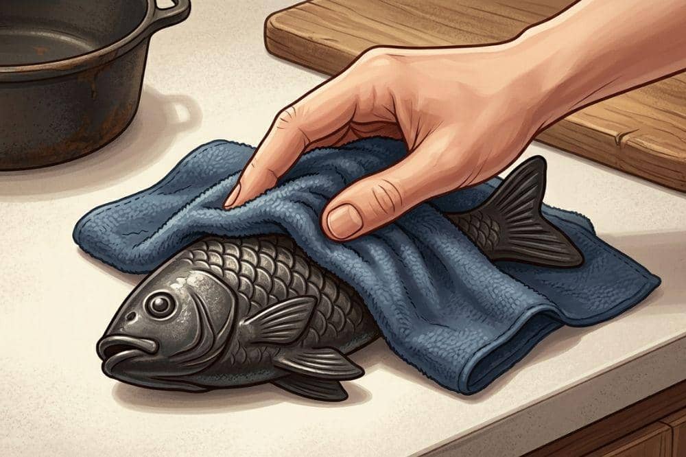 Membersihkan Lucky Fish Iron