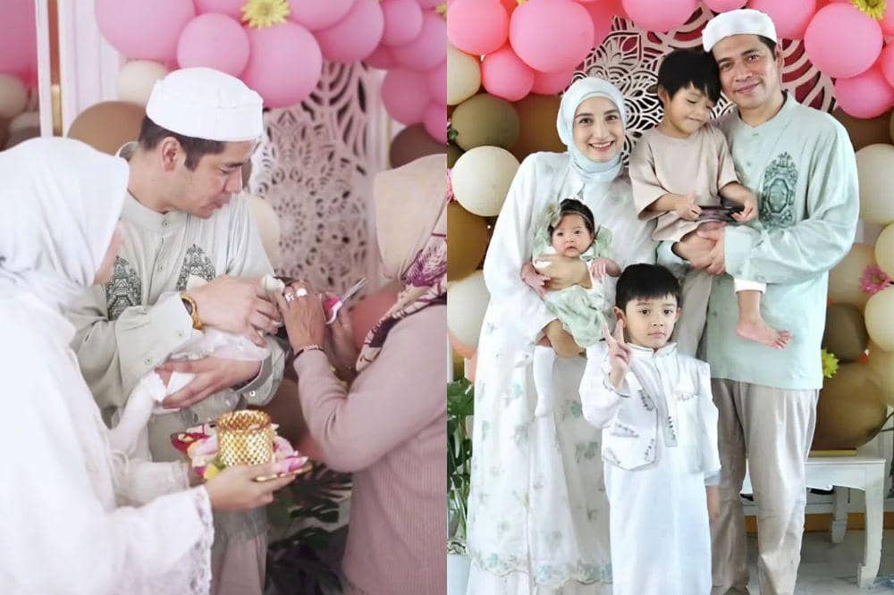 7 Momen Akikah Anak Ketiga Chaca Thakya dan Ricky Perdana