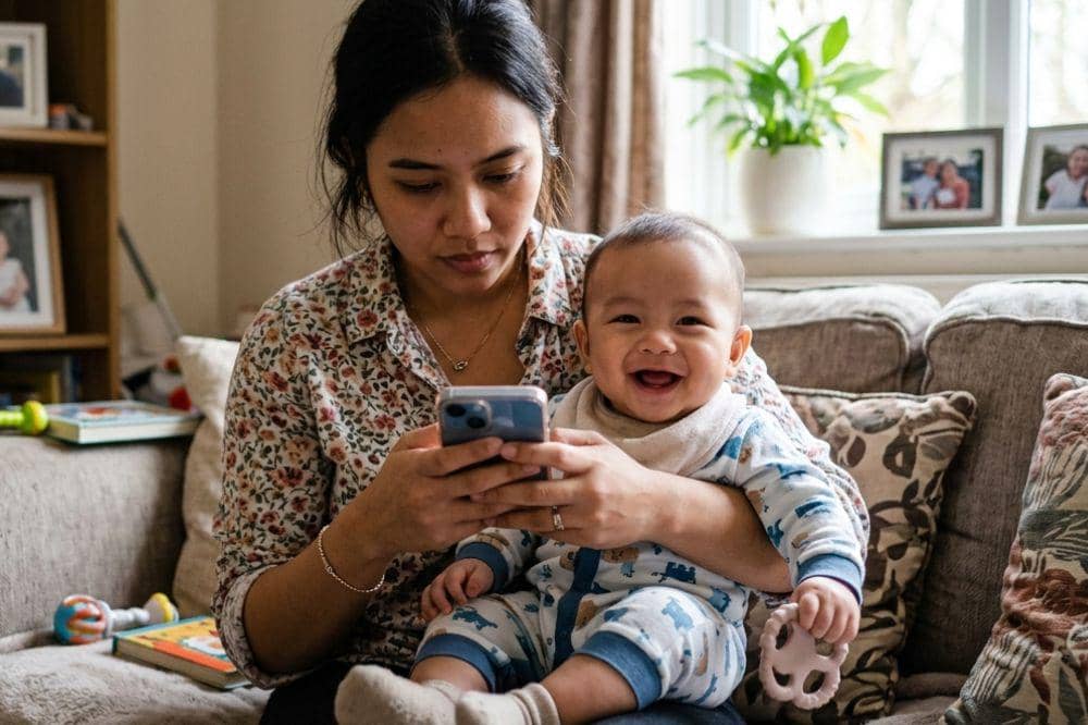 Orangtua Sering Main HP Bisa Ganggu Perkembangan Bahasa Bayi