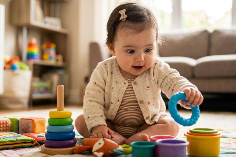 Bayi penasaran ternyata tanda cerdas sejak dini