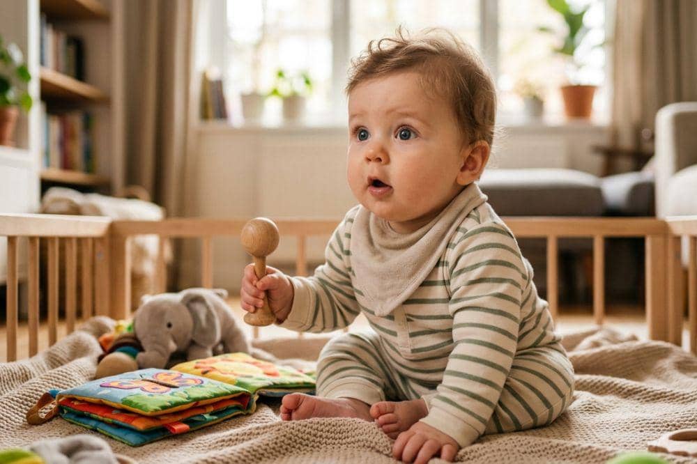 Bayi penasaran ternyata tanda cerdas sejak dini