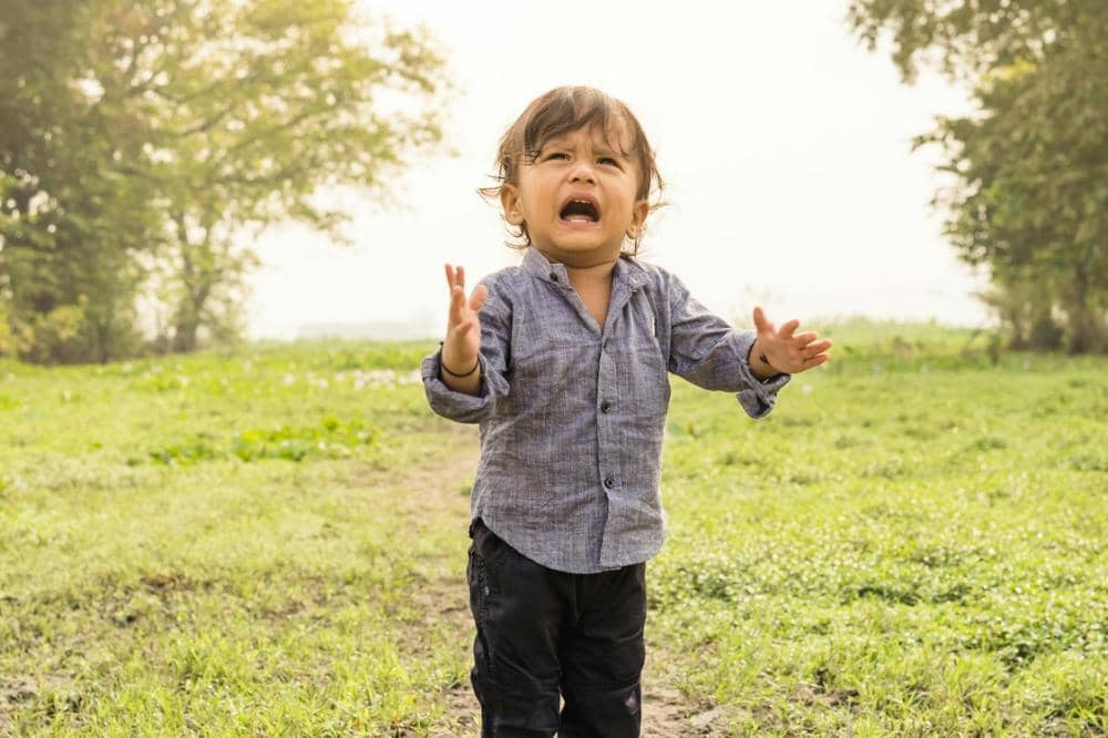 Anak kecil menangis