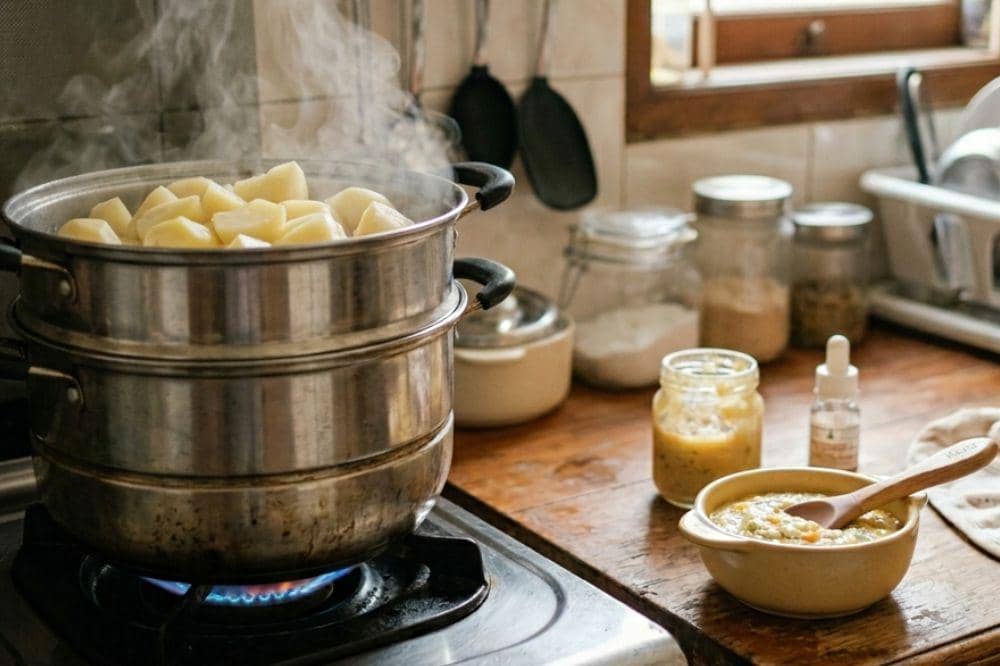 7 Resep MPASI Kukus untuk si Kecil, Bisa Hemat Minyak Goreng