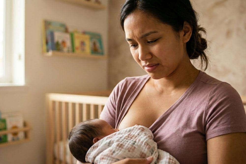 10 Tanda Perlekatan yang Salah, Bikin Menyusui Jadi Menyiksa! 