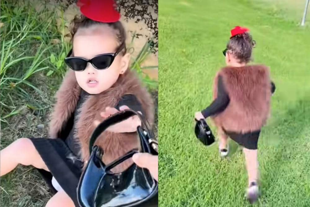 Gaya stylish Briella "Bayi Samson"