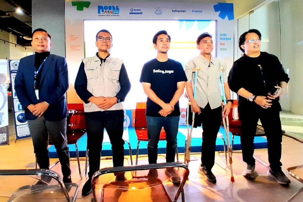 Press conference Nobel Run di Senayan Park