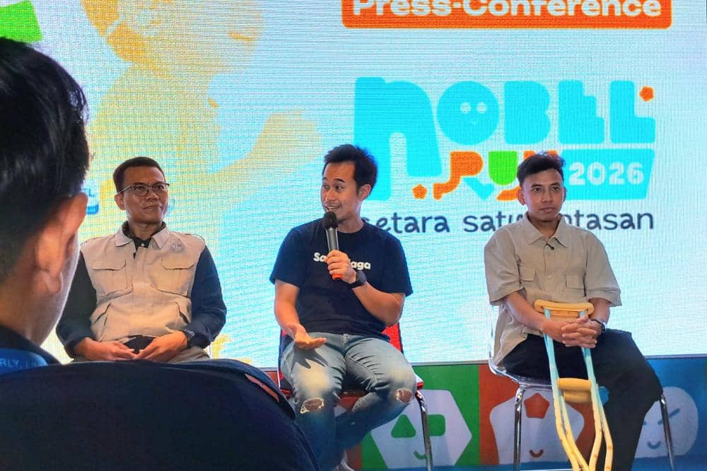 Press conference Nobel Run di Senayan Park