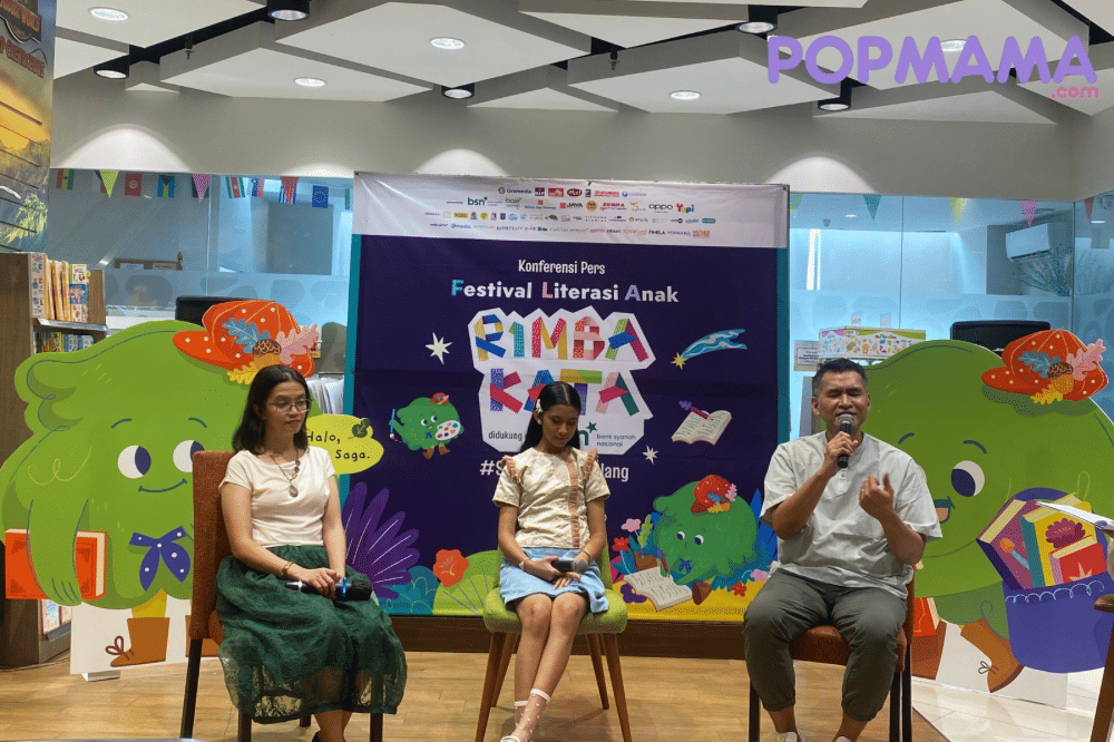 Noni Mira, Quinn Salman, dan Rizal Iwan duduk bersama