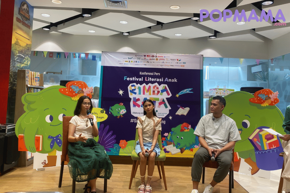 Noni Mira, Quinn Salman, dan Rizal Iwan duduk bersama