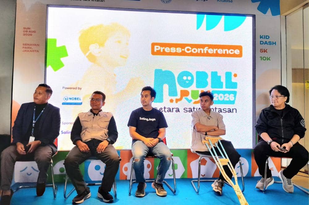 Press conference Nobel Run di Senayan Park