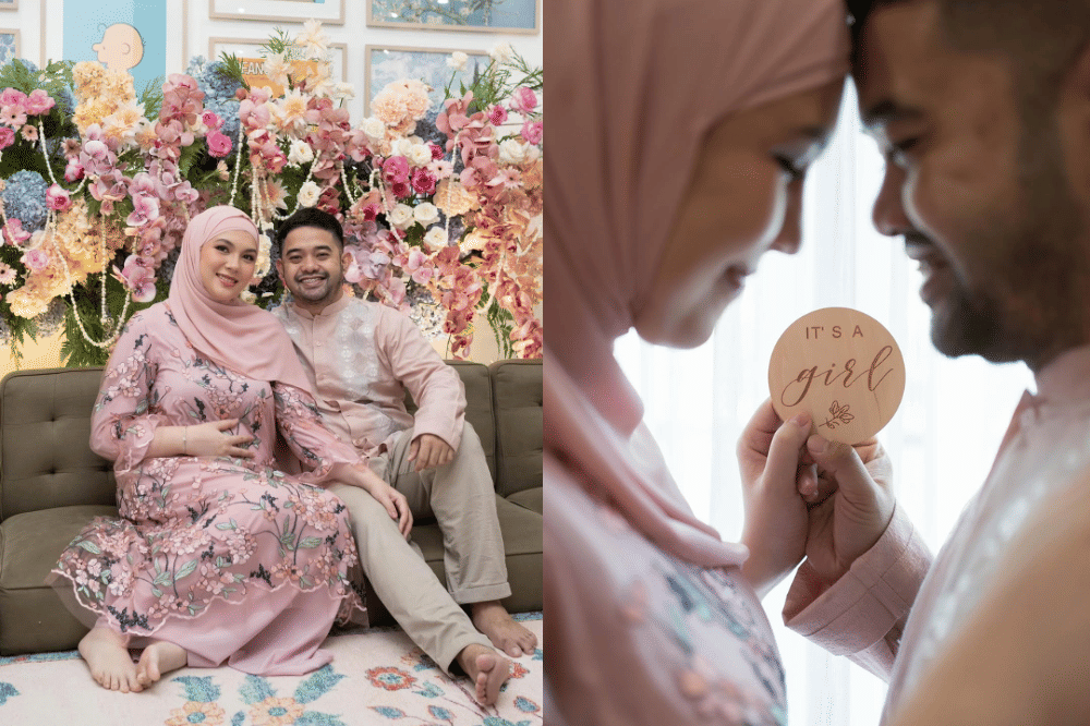 7 Foto Tasyakuran 4 Bulanan Kehamilan Anizabella Putri Lesmana