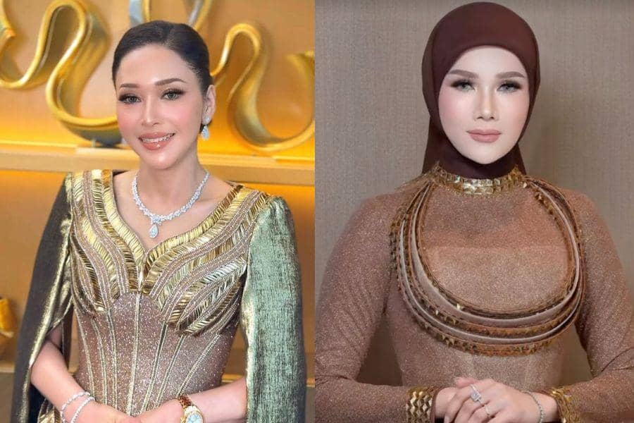 Detail Penampilan Maia Estianty dan Mulan Jameela saat Resepsi El Rumi