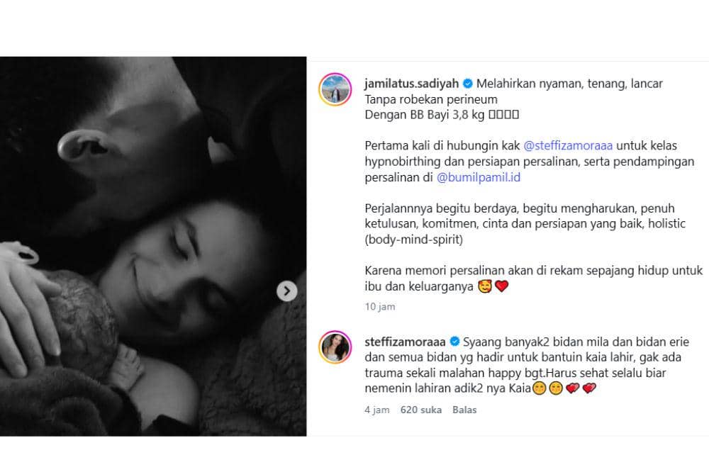 Dibantu Bidan Profesional, Steffi Zamora Tak Ada Trauma Melahirkan (3).jpg