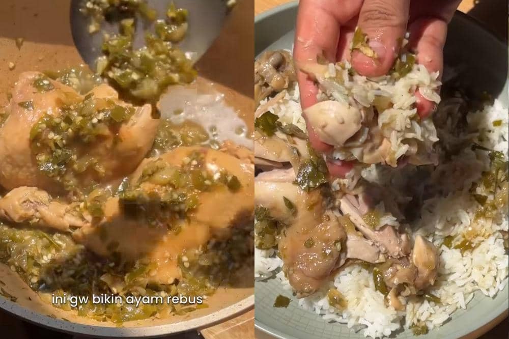 Resep Ayam Rebus Bumbu Ijo, Lembut dan Juicy