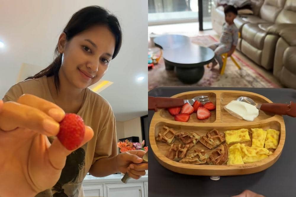 Resep waffle ala Naka dan Indah Permatasari