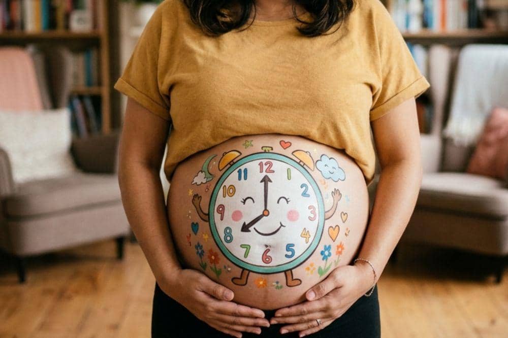 Foto baby bump painted yang bisa jadi inspirasi