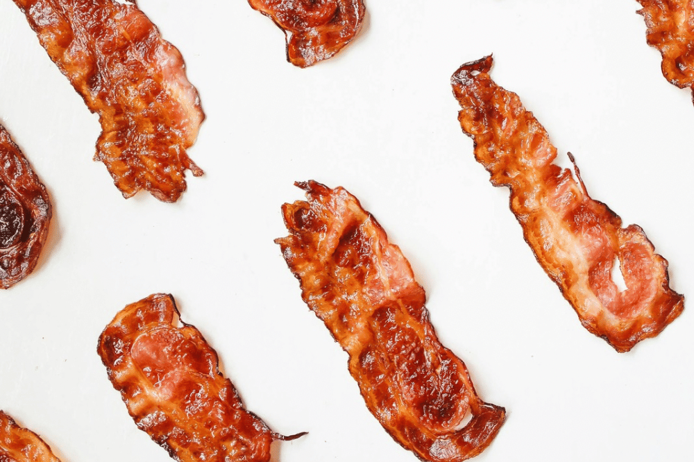 Beberapa potong bacon 