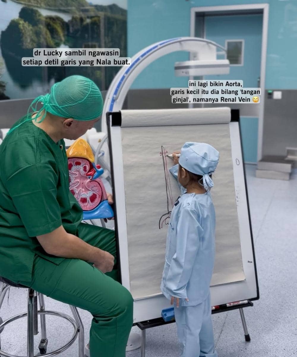 Nala anak usia 5 tahun yang gambar saluran kencing