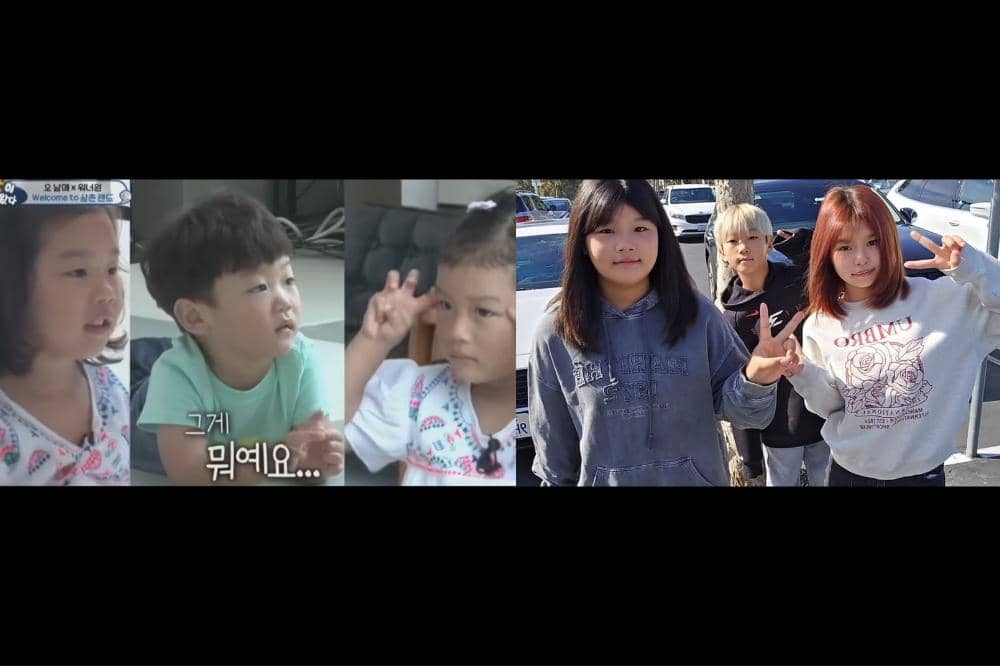 Lee Si An The Return of Superman dan kakak-kakaknya