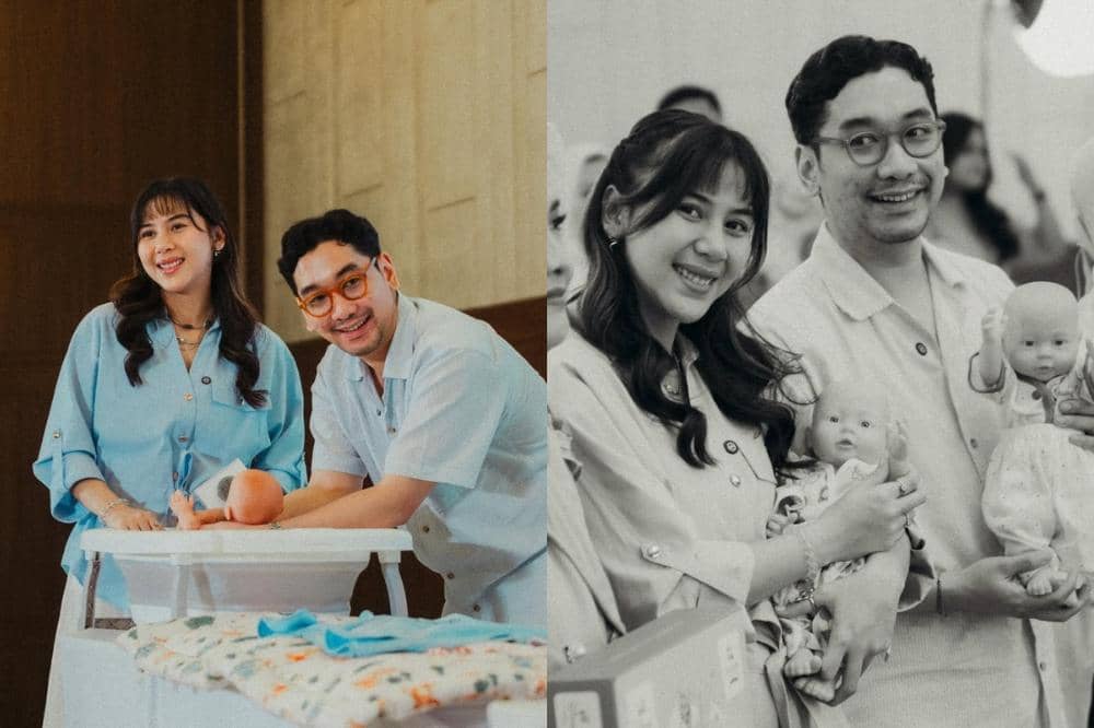 Kompak! Adinda Thomas & Suami Ikut Kelas Prenatal demi Baby Egg
