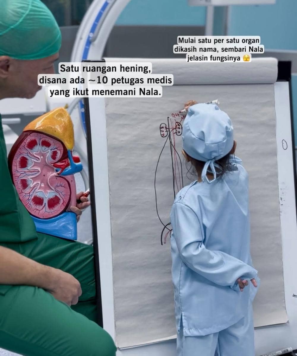 Nala anak usia 5 tahun yang gambar saluran kencing