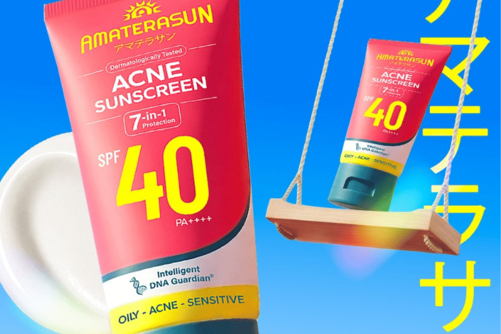 Review Amaterasun Acne Sunscreen SPF 40 PA++++, Tabir Surya Kulit Berjerawat