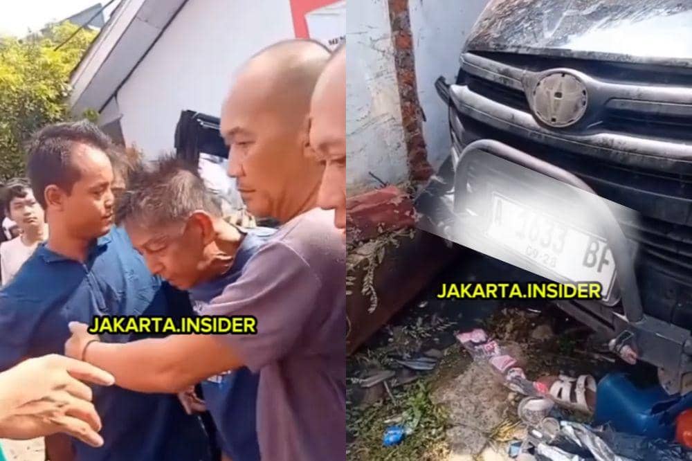 mobil kepala dinas banten tabrak siswa sd 