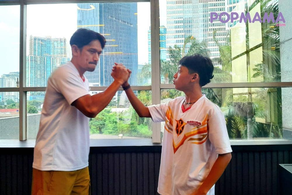Keanu Azka dan Ibnu Jamil dalam wawancara eksklusif film animasi Garuda di Dadaku di IDN HQ